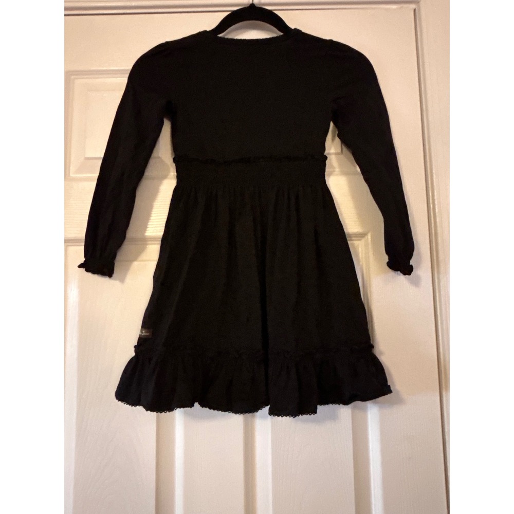 Girls Matilda Jane Long Sleeve Lap Dress in Black Size 6 - Picture 3 of 6